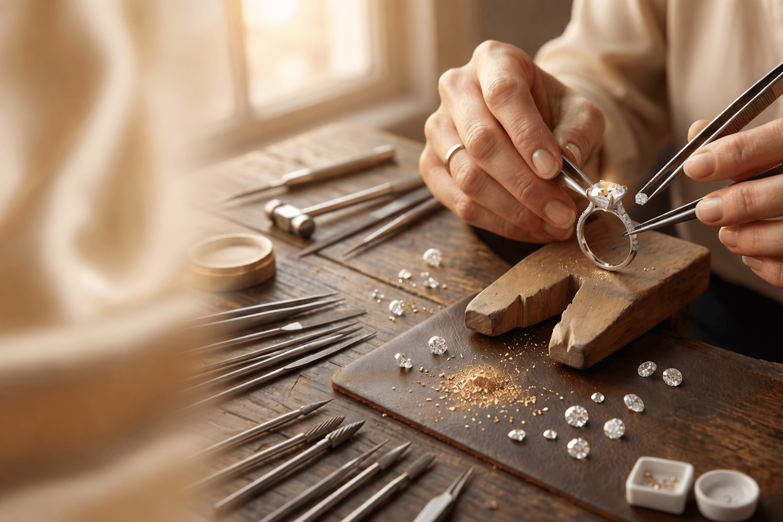 Bespoke jewelry craftsmanship - custom design